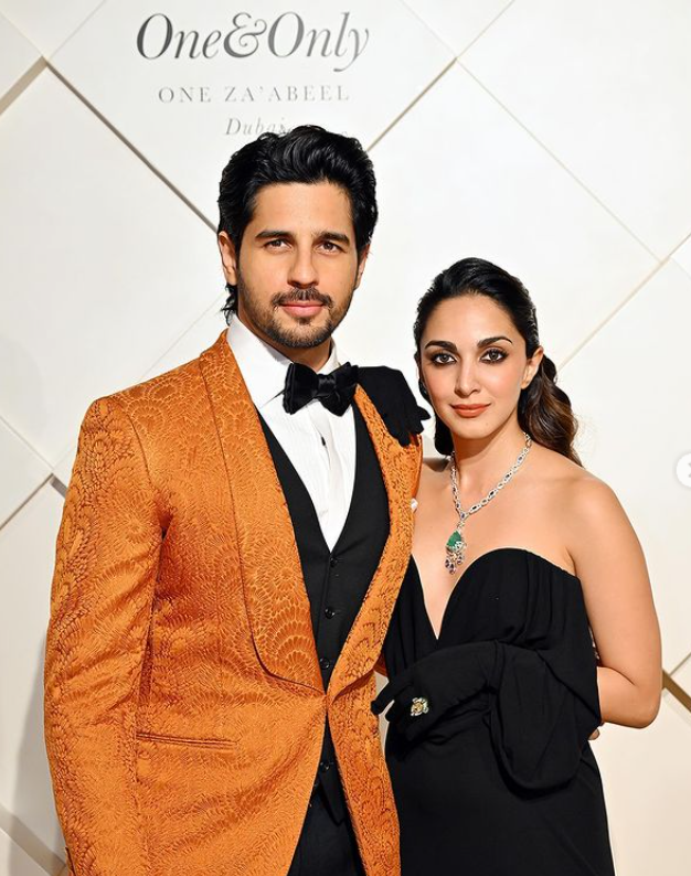 sidharth Malhotra with his wife Kiara Advani