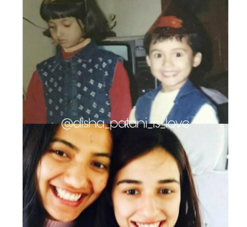 Disha Patani's Childhood Picture with her sister