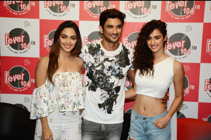 Disha Patani With M.S. Dhoni: The Untold Story's co star Sushant Singh Rajput and Kiara Advani