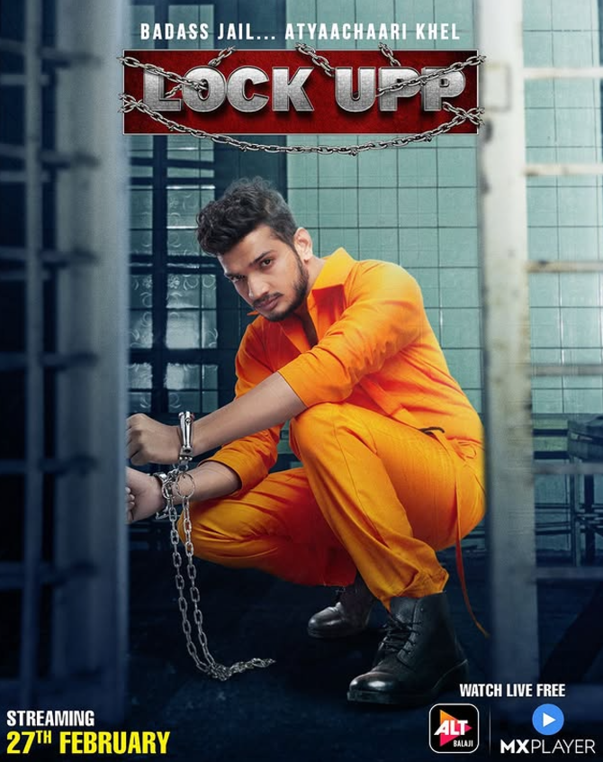 Munawar Faruqui in tha Show Lock Upp 1