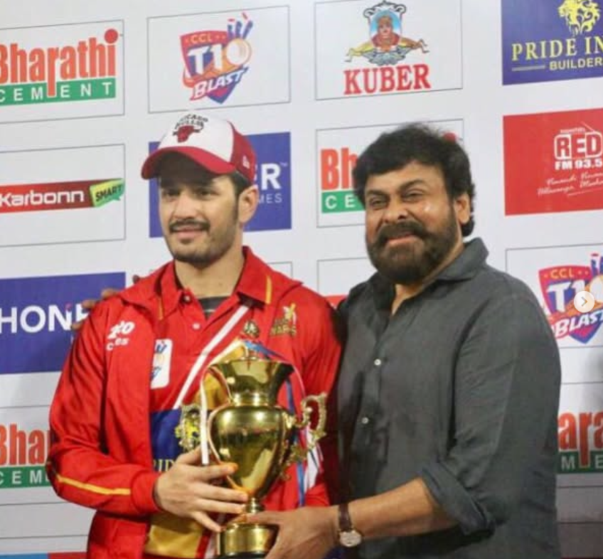 Akhil Akkineni  won the Man of the Match 