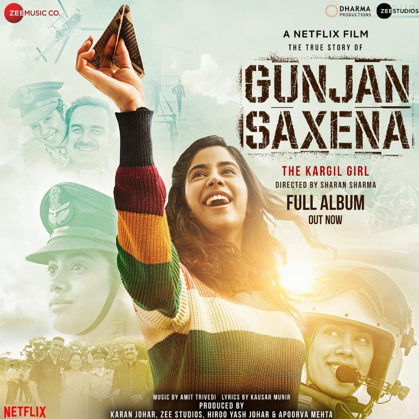 A Poster of the film Gunjan Saxena: The Kargil Girl