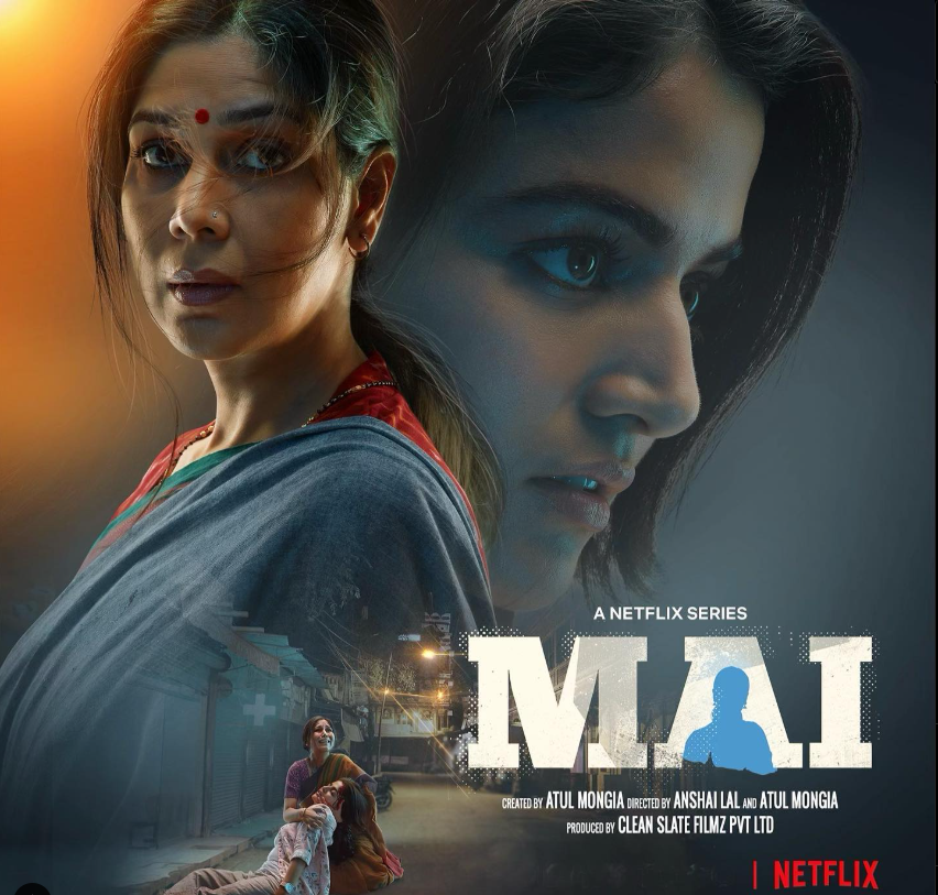 Wamiqa Gabbi in a poster of the web series Mai: A Mother's Rage