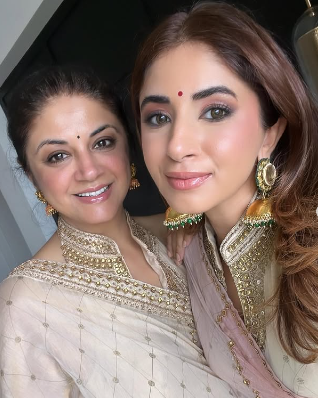 Aashna Shroff with her mother Kiran Shyam Shroff