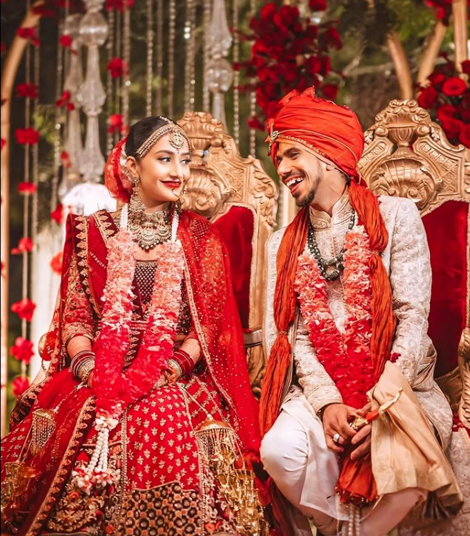 Yuzvendra Chahal & Dhanashree Verma's Wedding Picture