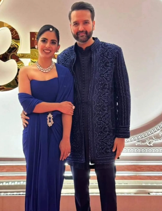 Anand Piramal with his wife Isha Ambani