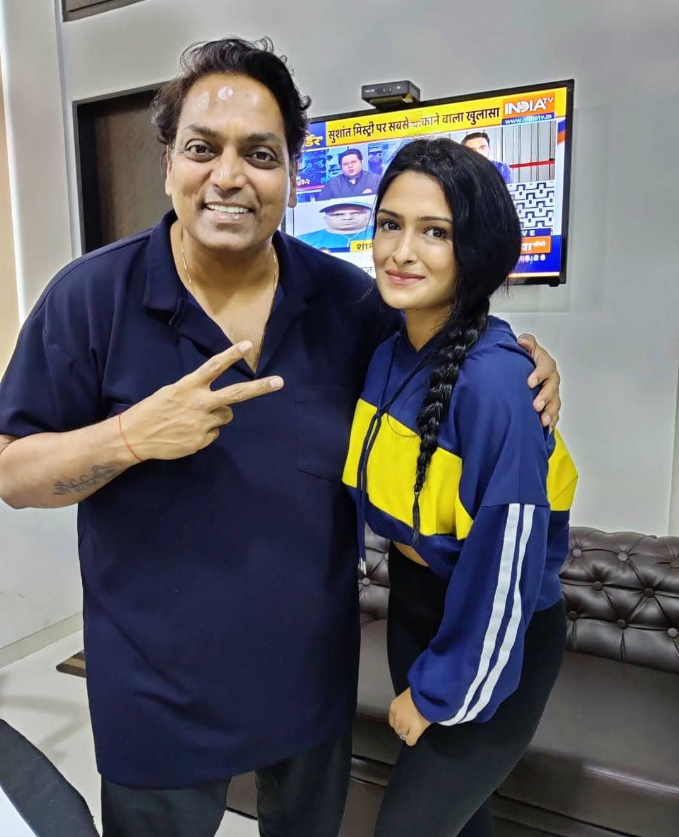 Urvashi Apsara with Ganesh Acharya