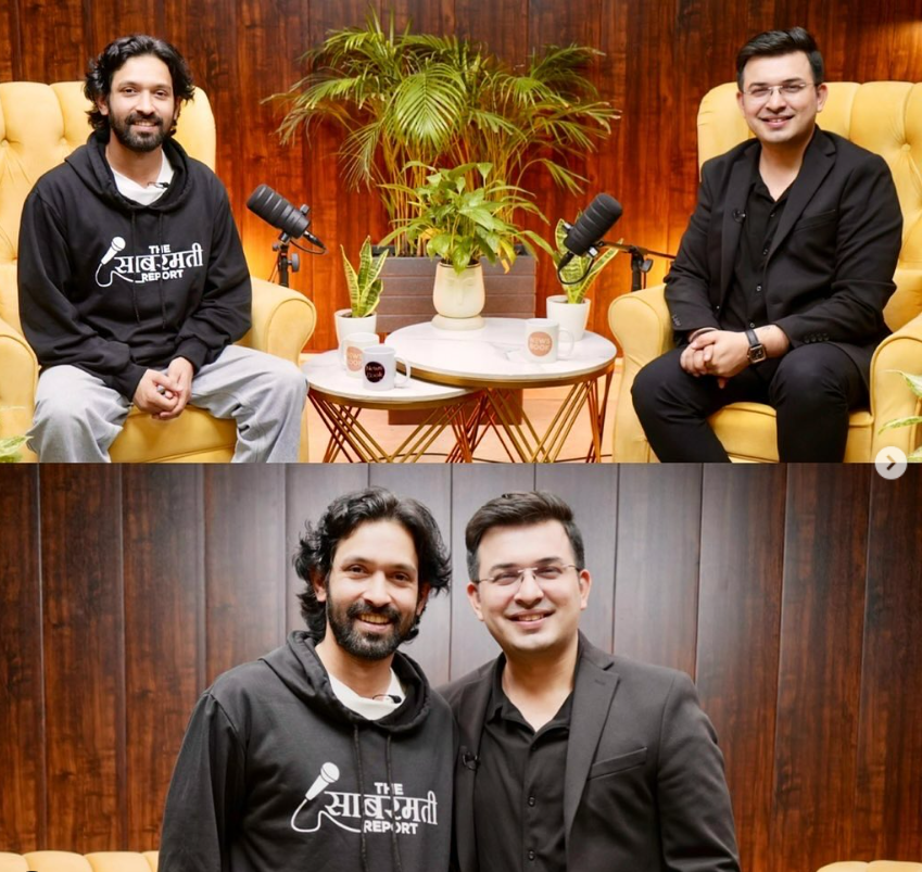 Shubhankar Mishra with Vikrant Massay in Podcast