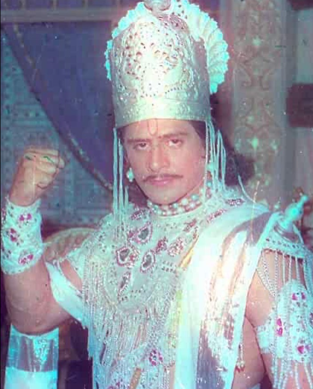 Jibraan Khan's father Firoz Khan as a Arjun in the tv serial 'Mahabharat'