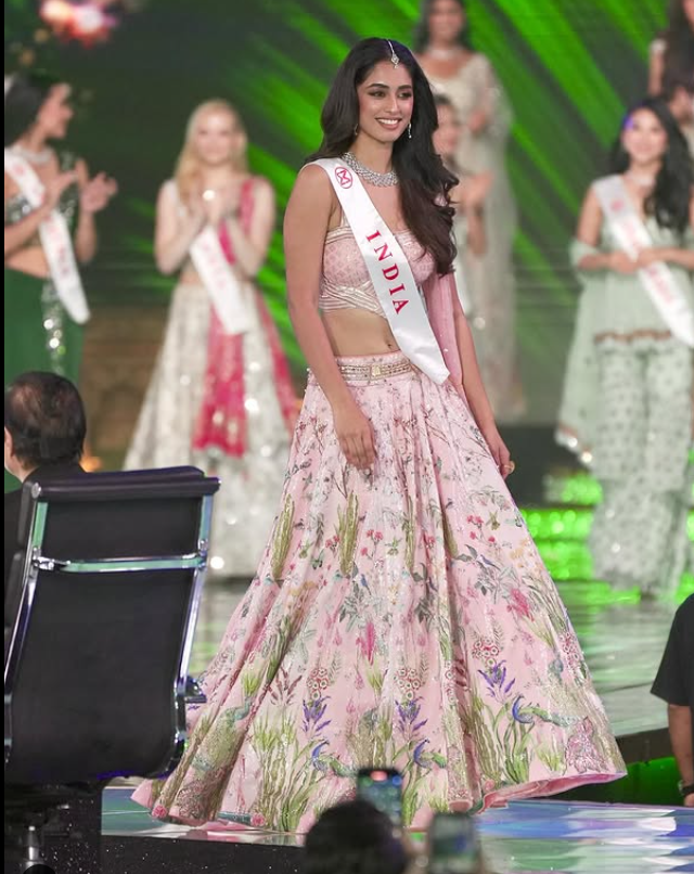 Sini Shetty representing Miss World 2024