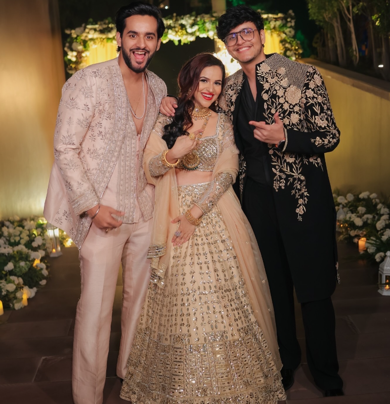 Prerna Malhan with her brothers Abhishek Malhan & Nischay Malhan