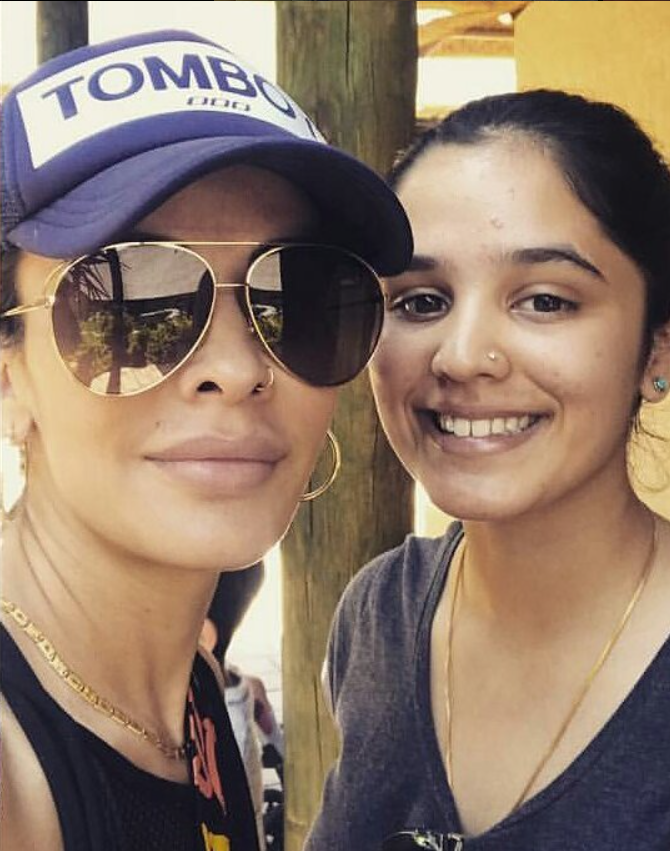 Aliyah With her mother Aesha Dhawan