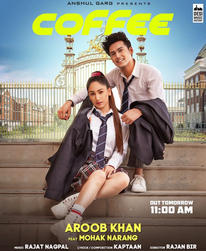 A poster of the video song 'Coffee'