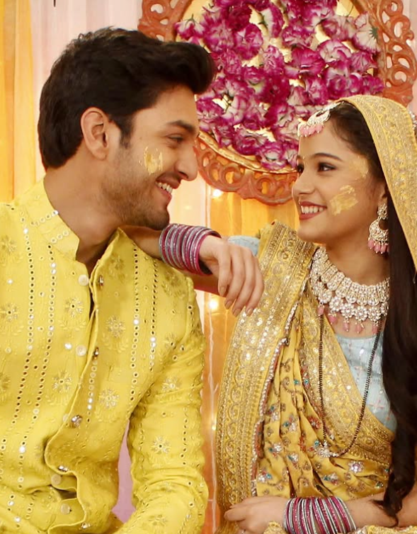 Aman & Shagun in a scene of the serial Dhartiputra Nandini