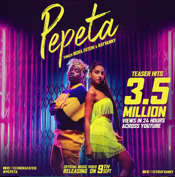 'Pepeta' Song sung by Nora Fatehi 