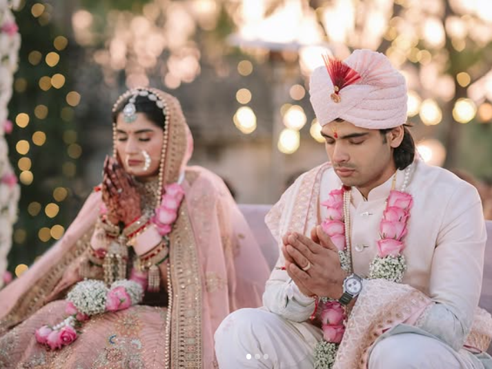 Himani Mor & Neeraj Chopra's Wedding Picture