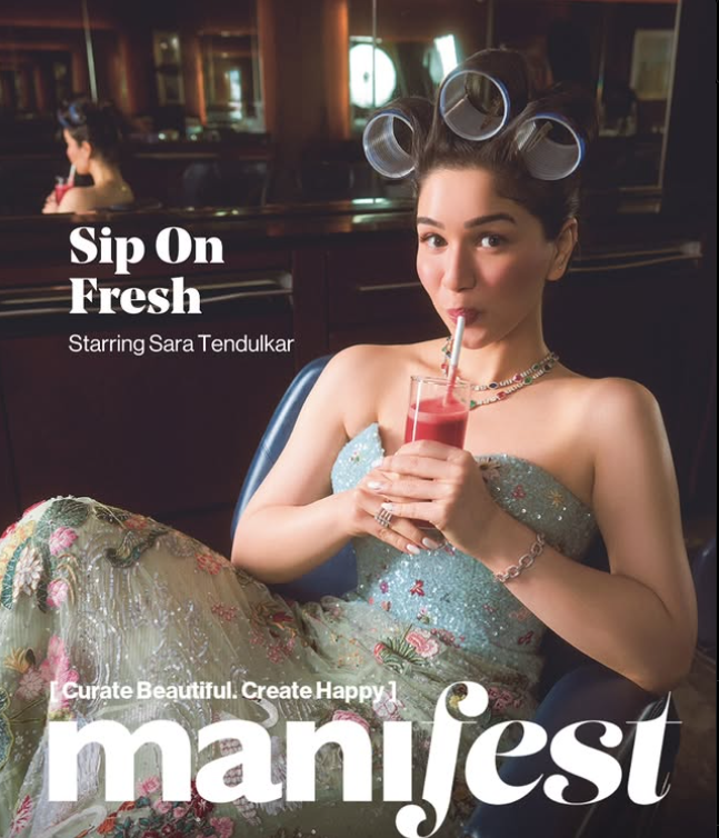 Sara Khan on cover of Manifest magazine 