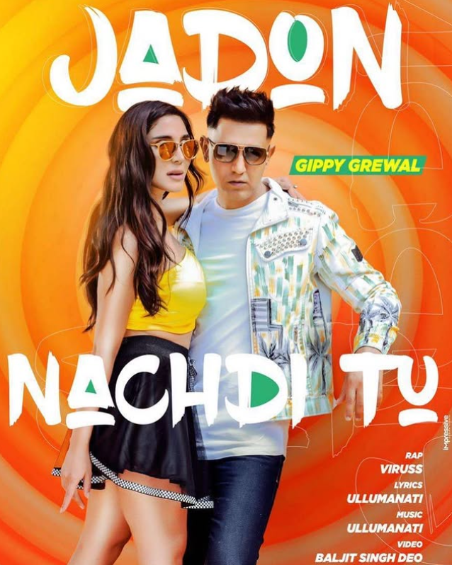 Swaalina & Gippy Grewal in the musci video Nachdi Tu