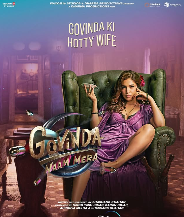 Bhumi in the poster of the film Govinda Mera Naam