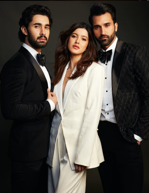 Shanaya Kapoor with upcoming film 'Bedharak's Co-star Laksh Lanlwani & Gurfateh Singh