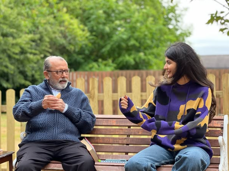 Anjini Dhawan & Pankar KApoor in a scene of the film 'Binny & Family'