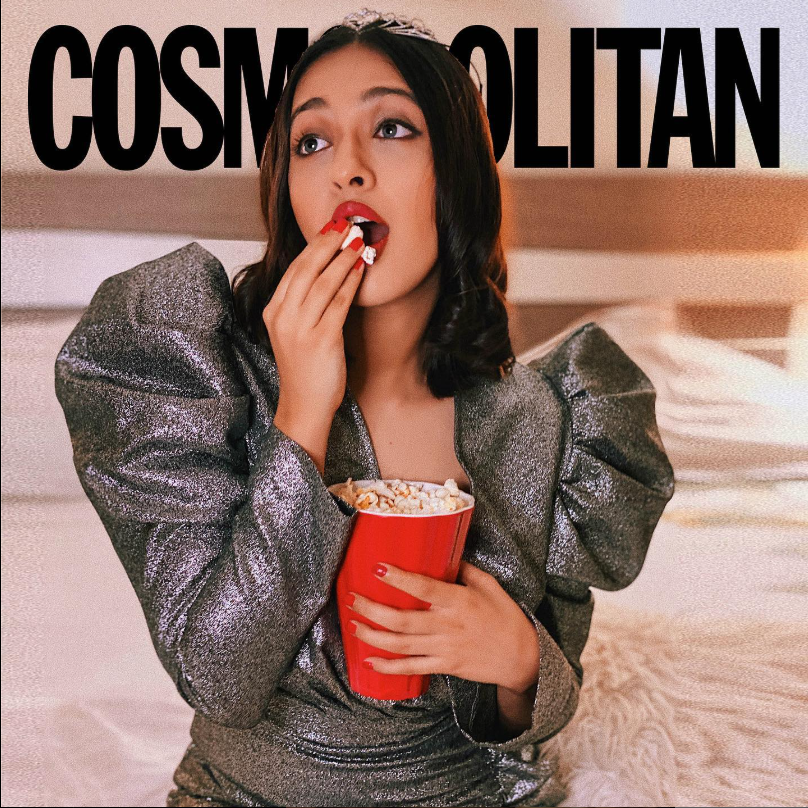 Akansha Ranjan Kapoor on the cover of Cosmopolitan magazine