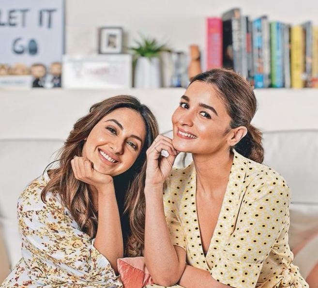 Akansha Ranjan Kapoor with her best friend Alia Bhatt