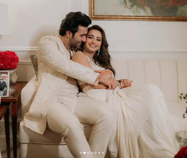 Aadar Jain with her wife Alekha Advani