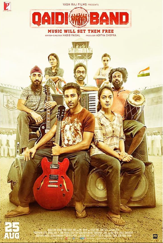 Aadar Jain in the poster of the film Qaidi Band
