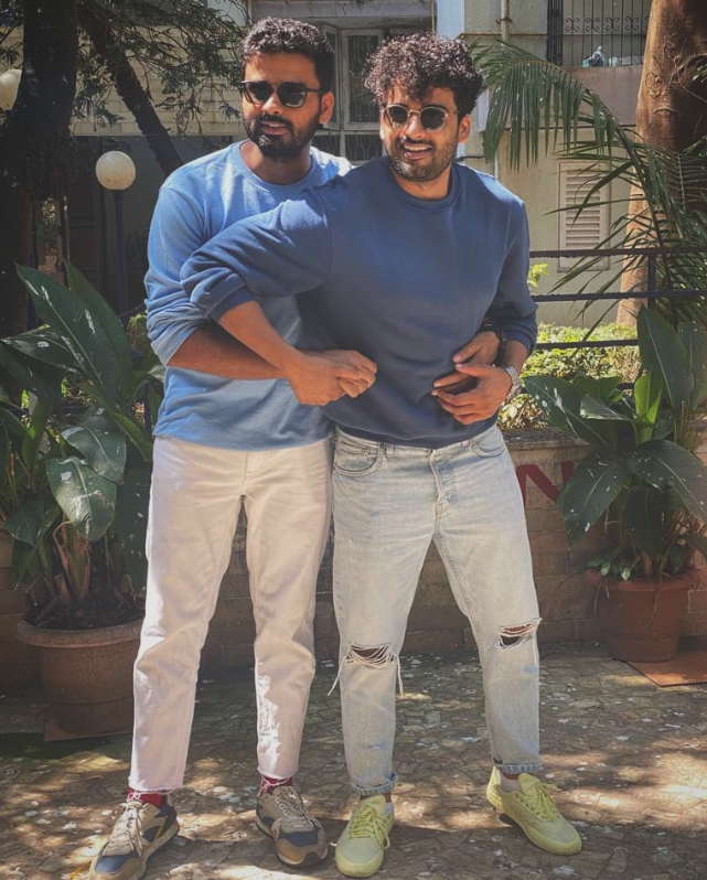 Vaibhav Raj Gupta with her brother Amrit Raj Gupta