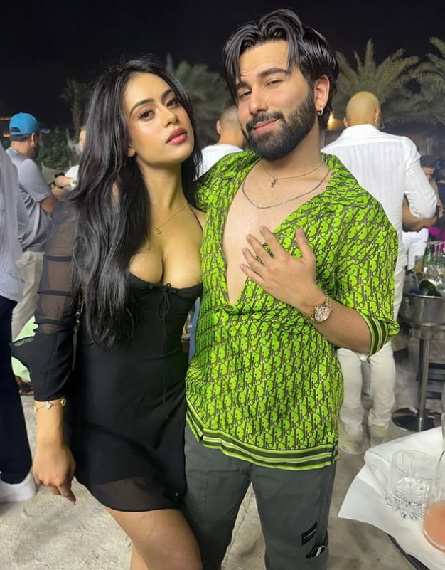 Nysa Devgan with her friend Orhan Awatramani