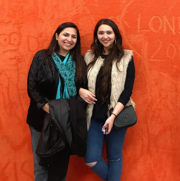 Sahiba Bali with her mother Sujata Soni Bali