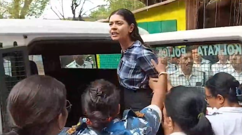 Sharmishta Panoli was taken out of court