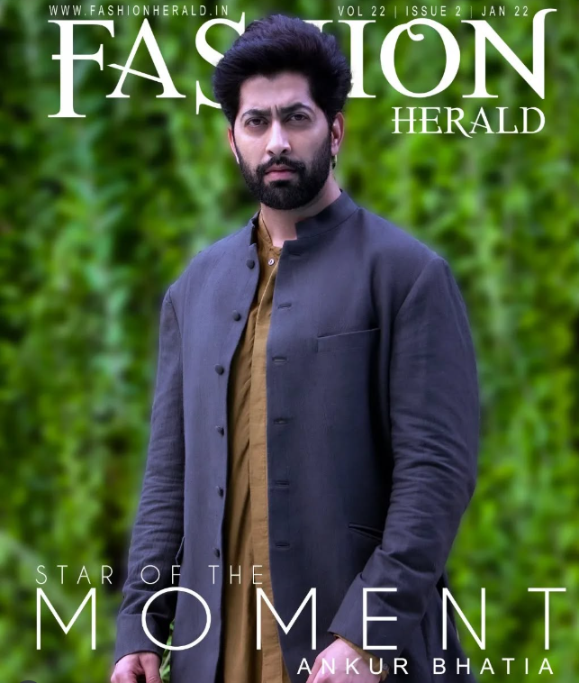 Ankur Bhatia on the cover of magazine "Fashion Herald"