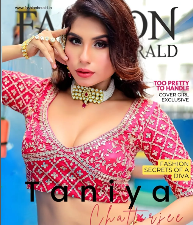 Taniya Chatterjee on the cover of the magazine "Fashion Herald"