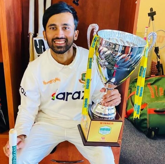 Shadman Islam with Trophy