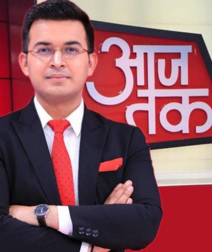 Shubhankar Mishra in Aaj Tak News Channal