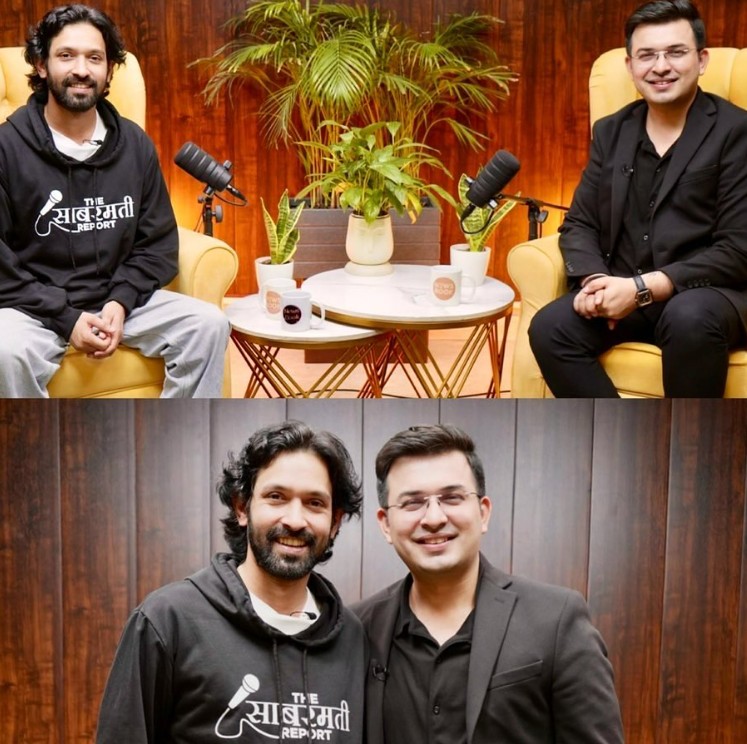 Shubhankar Mishra with Vikrant Massay in Podcast