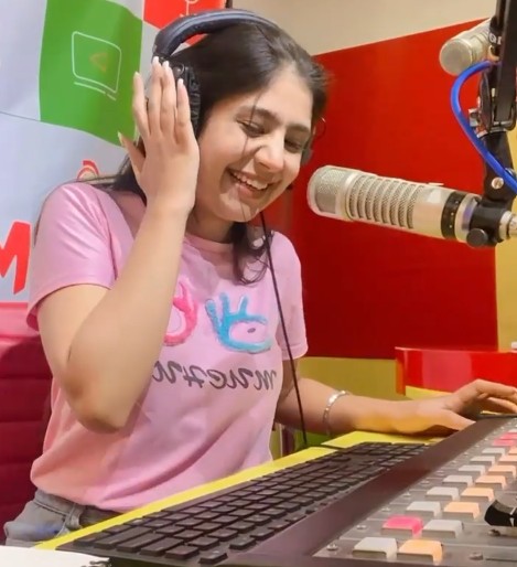 Simran Singh as a RJ