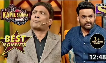 Sunil Pal as a guest on the Sony TV' Show 'The Kapil Sharma Show'