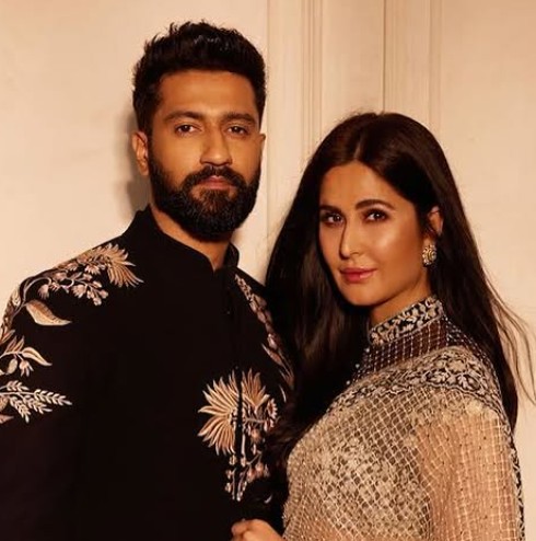 Vicky Kaushal with his wife Katrina Kaif