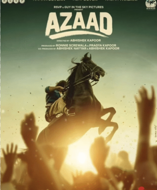 A Poster of the film "Azaad"