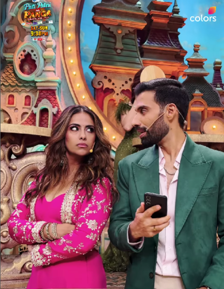 Milind Chandwani & Avika Gor in the tv show "Pati Patni Aur Panga"