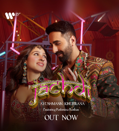 Pashmina Roshan and Ayushmann Khurrana in the song "Jachdi'
