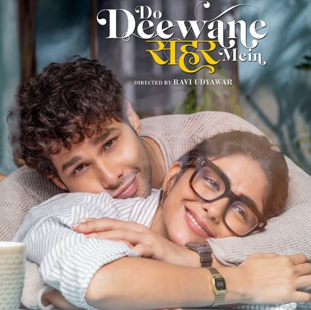Mrunal Thakur on the poster of the film 'Do Deewane Seher Mein'