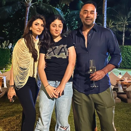 Samara Sahni with her Parents, Bharat Sahni (father) and Riddhima Kapoor (mother)