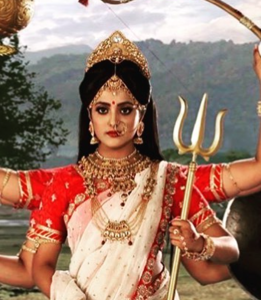 Ulka Gupta in a scene from the tv serial 'Shaktipeeth Ka Bhairav'