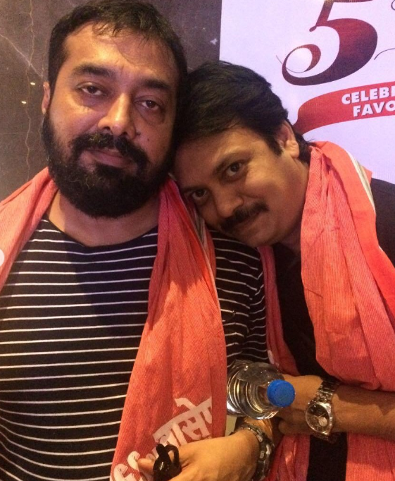 Zeishan Quadri with 'Gangsof Wasseypur' director Anurag Kashyap