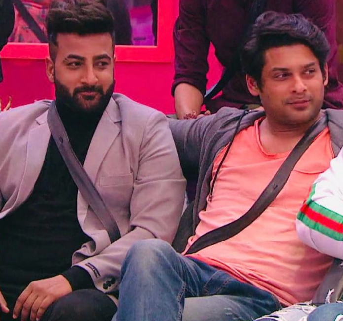 Shehbaz Badesha with Sidharth Shukla in 'Bigg Boss season 13' house'