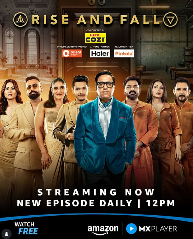 Akriti negi in the Reality Show 'Rise and Fall'